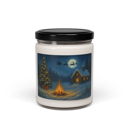 Cozy Winter Night Scented Soy Candle