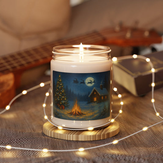 Cozy Winter Night Scented Soy Candle