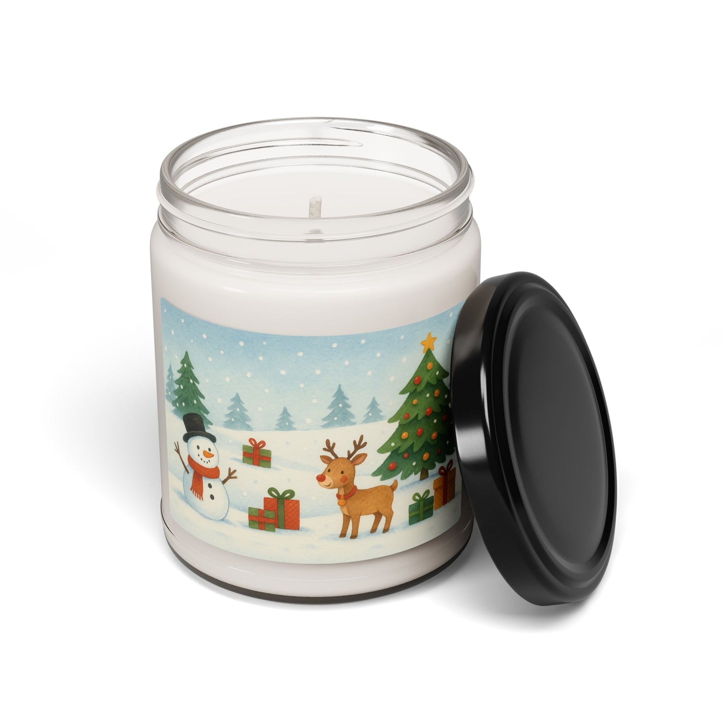 Festive Holiday Scented Soy Candle