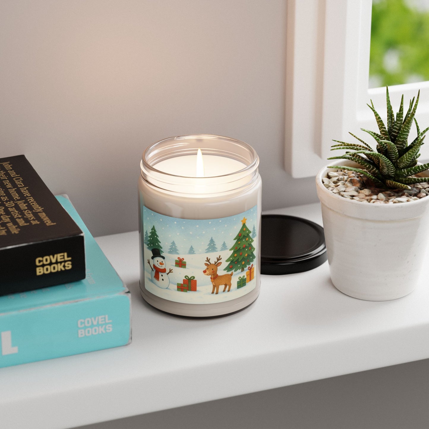 Festive Holiday Scented Soy Candle