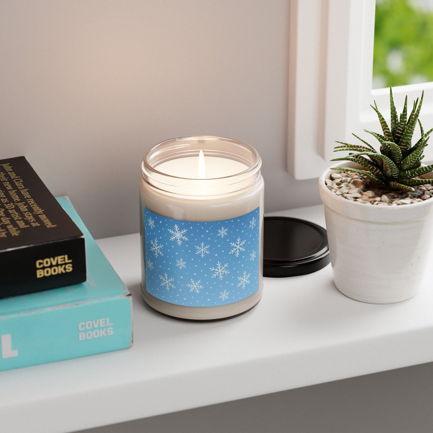 Winter Snowflake Scented Soy Candle