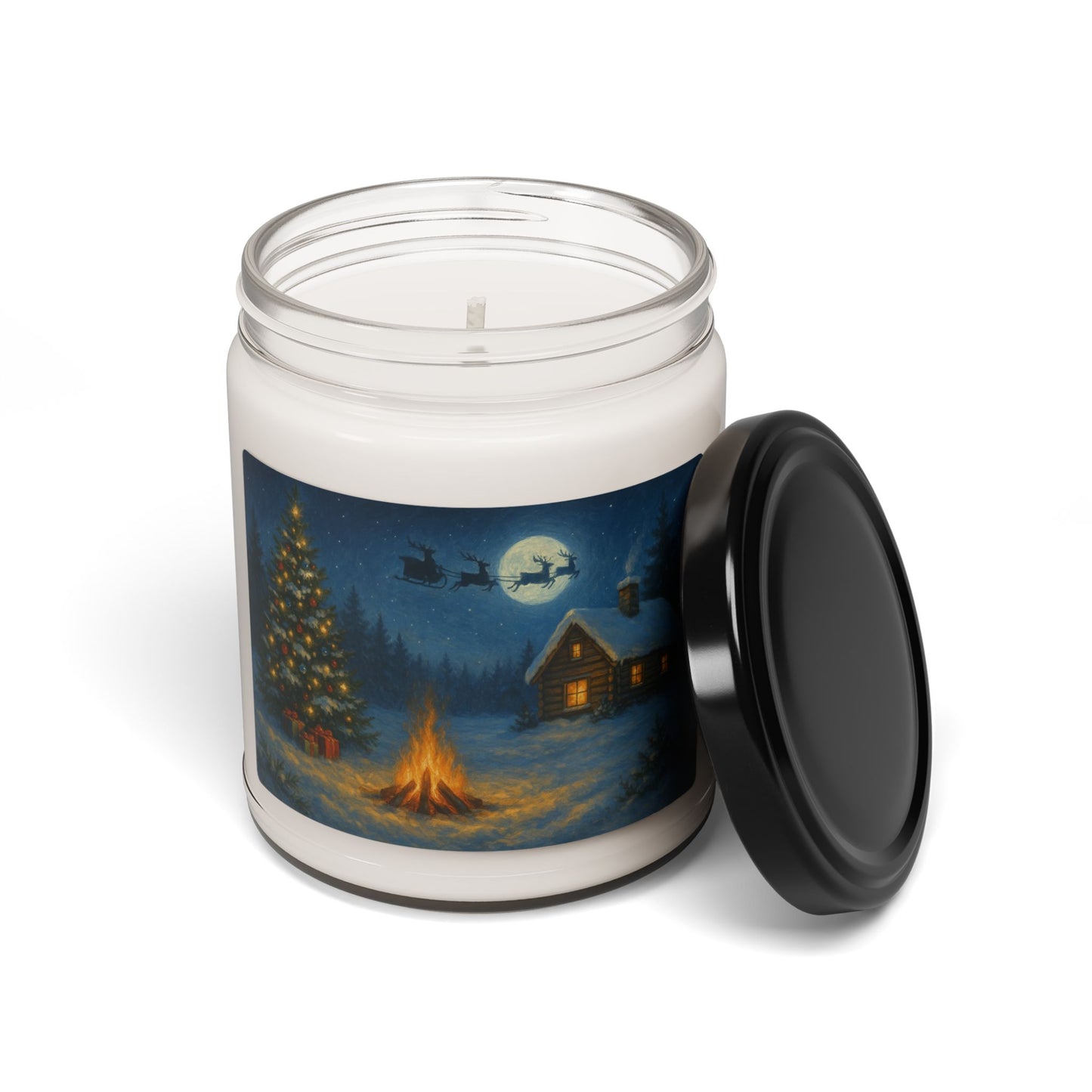 Cozy Winter Night Scented Soy Candle
