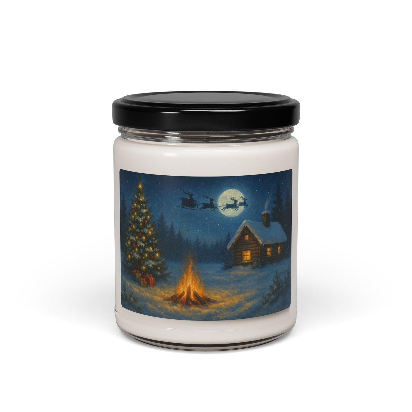 Cozy Winter Night Scented Soy Candle
