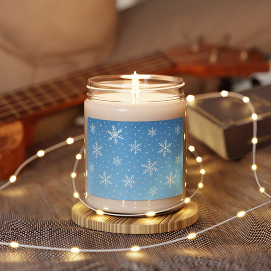 Winter Snowflake Scented Soy Candle